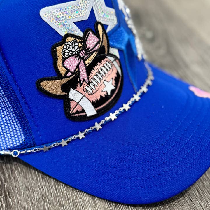 Patchwrx Customs Hat Bar - Wholesale Trucker Hat - Women's - Dallas Cowboys Football Cowgirl Trucker Hat2