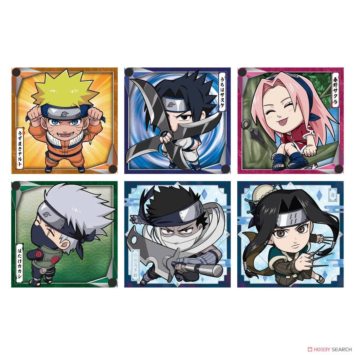 Global Bite Co - Wholesale Sticker - Naruto Shippuden Ninkai Sticker Pack w/ Wafer (Set of 20) (Japan)2