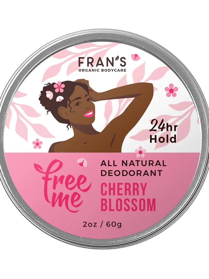 FREEME ALL NATURAL DEODORANT - Cherry Blossom for wholesale by Fran's Organic Bodycare