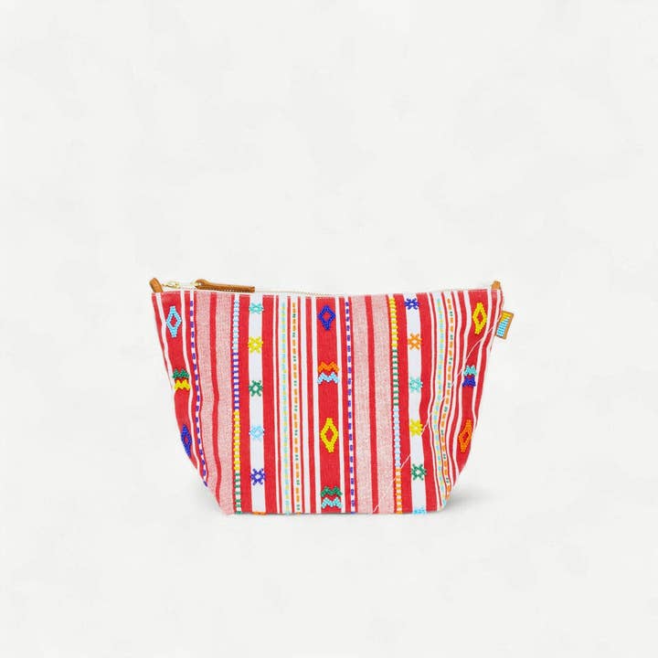 XLarge Convertible Pouch - Fez Beaded Stripe for wholesale by Ubuntu Life