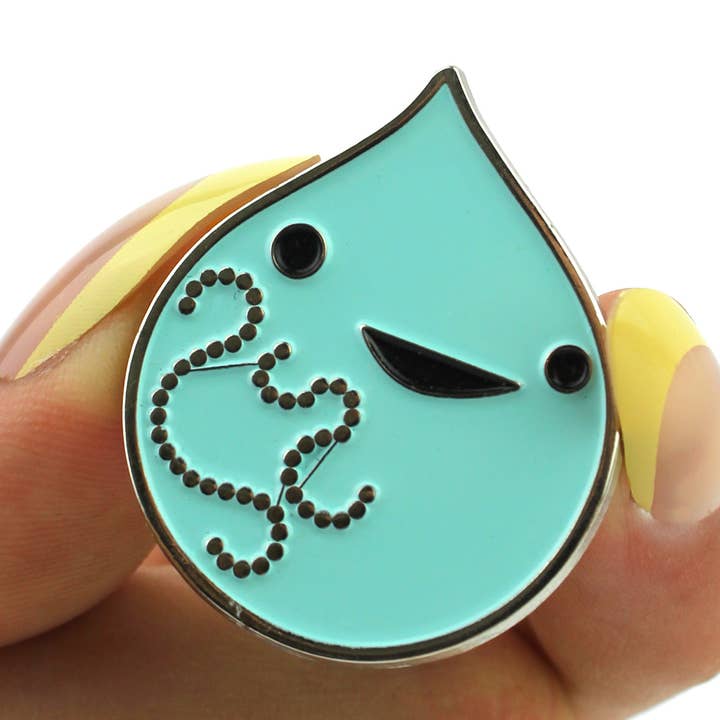 Pin de solapa esmaltado con personaje de insulina - Insulin for the Win para venta al por mayor de I Heart Guts | Organ Plushies Wholesale