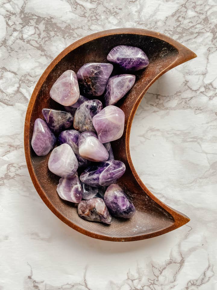 Tumbled Amethyst, Ethically Sourced for wholesale by Peach and Pixie