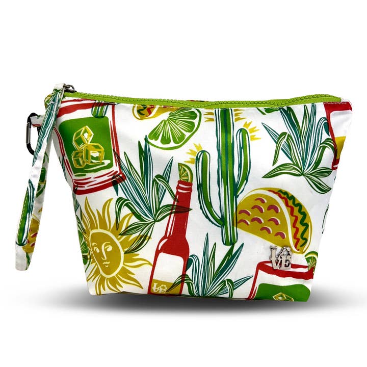 POOL PARTY Water Resistant Pouch - Fiesta Time for wholesale by Love Bags
