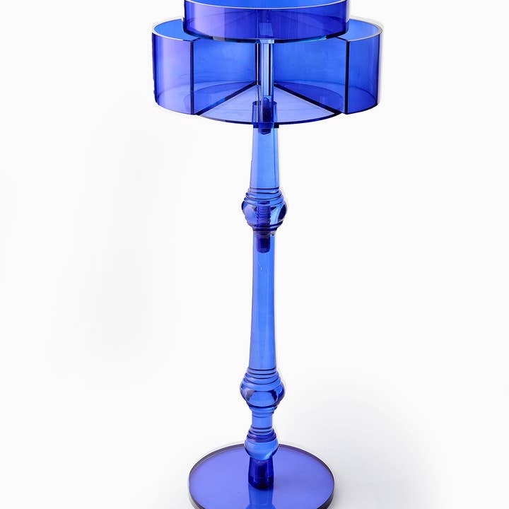 Oh My Mahjong - Wholesale Side Table - Blue Acrylic Table