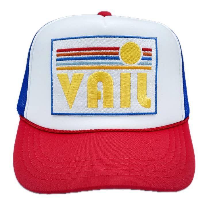 Hey Mountains - Wholesale Kids Hat - Kids - Kids Vail, Colorado Trucker Hat