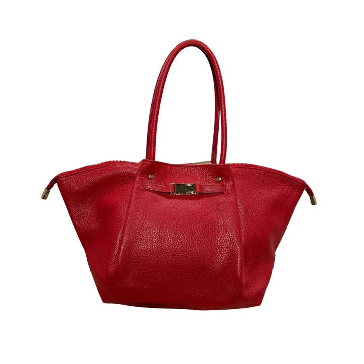 Grained Leather Bag Elodia for wholesale by Louisa lee