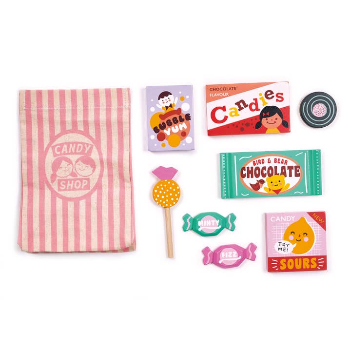 ThreadBear Design UK/EU - Wholesale Toy Set - Kids - Mentari Candy Shop Bag