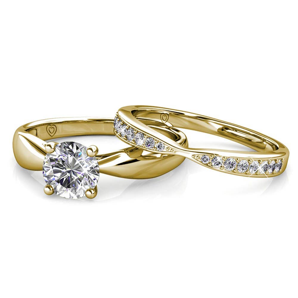 CARALI / MYC Paris - Wholesale Multi-Stone Ring - Prestige Ring - Gold and Crystal4