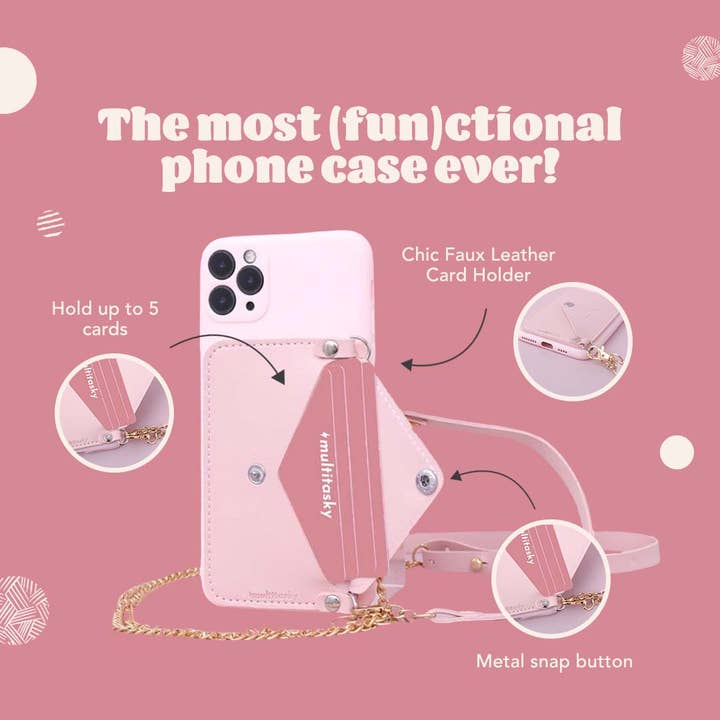 Multitasky – wholesale Phone case – Women’s – iPhone Case Wallet / Crossbody Purse (iPhone 14 Series)