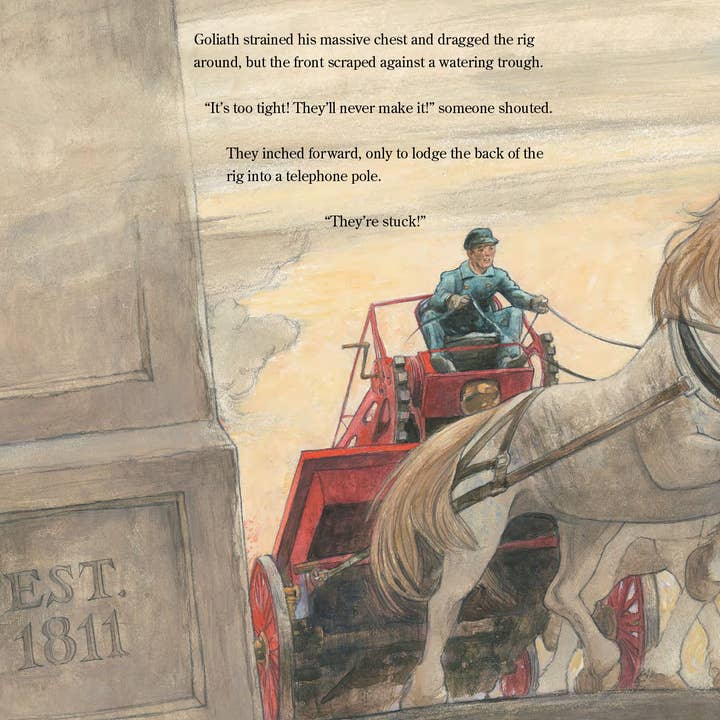 Sleeping Bear Press - Wholesale Preschool Book (3-5) - Goliath: Hero of the Great Baltimore Fire Picture Book4