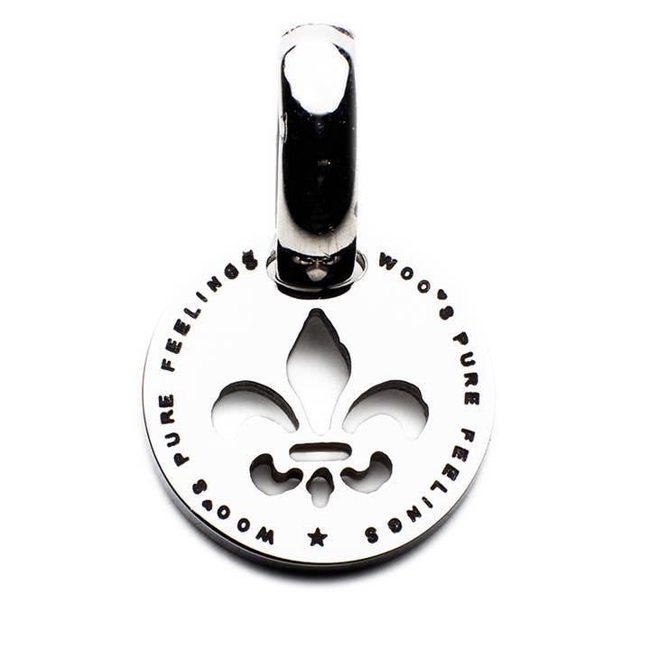 Fleur De Lis Anhänger 1,5 cm für den Großhandel von Woo's pure feelings