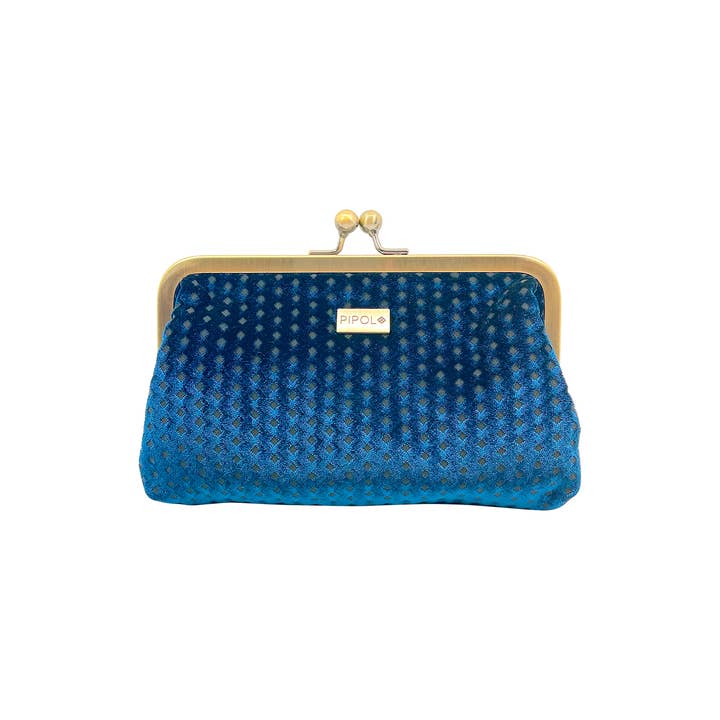 ANA VELVET FRAME BLUE for wholesale by PIPOL