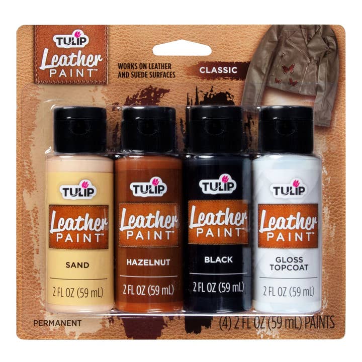 Tulip Leather Paint Classic 4 Pack for wholesale by Ilovetocreate