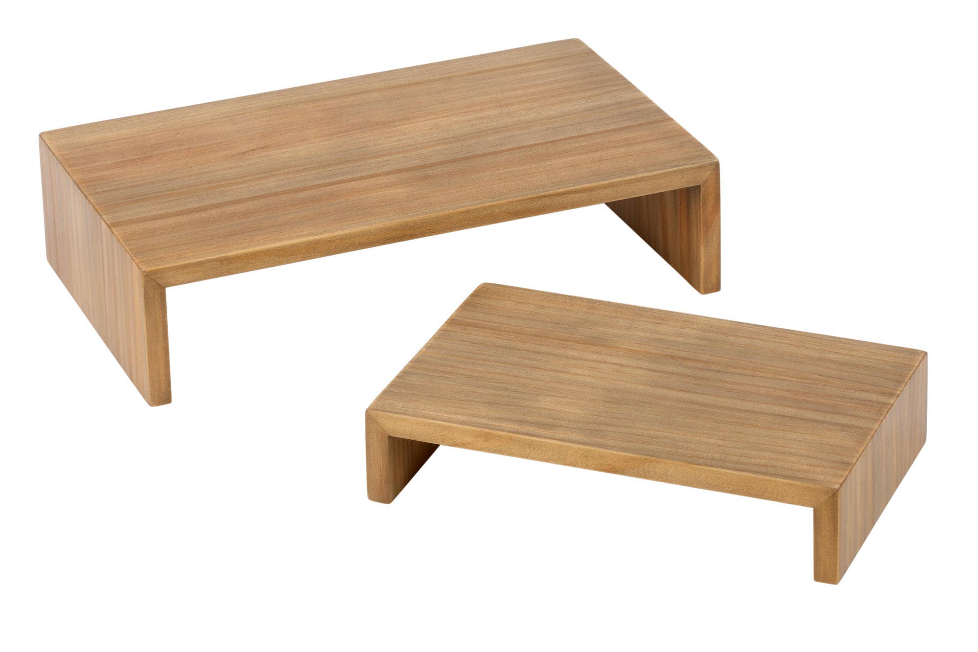 Tripar International - Wholesale Desk Riser - Rectangle Wood Risers - Set of 21