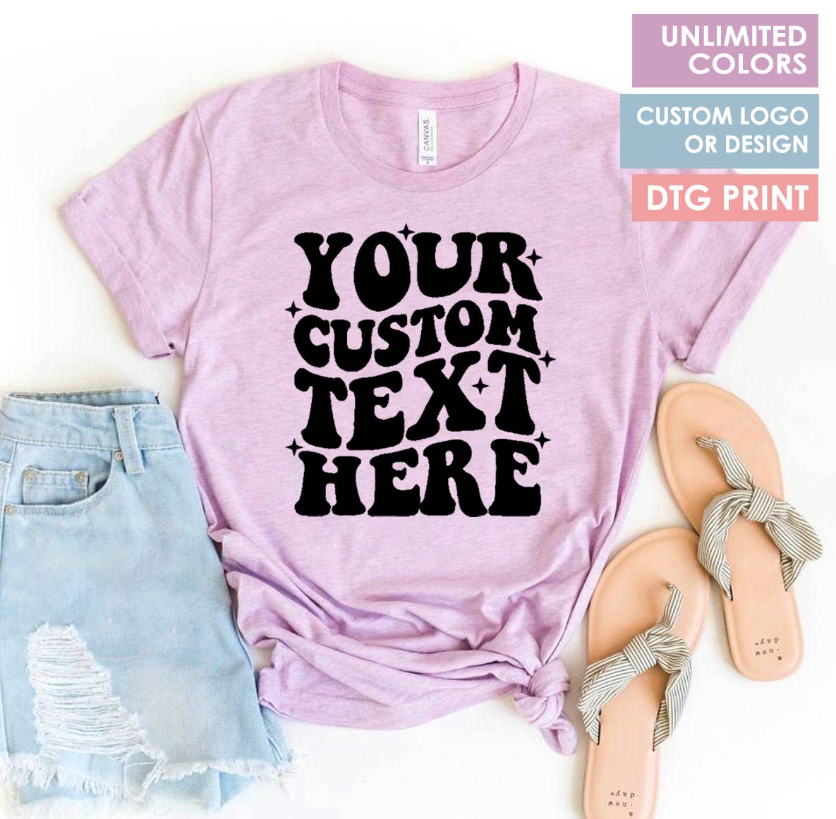 Printliss - Wholesale Screen Printed T-Shirt - Women's - Personalized Logo Tees - Create Your Own Design0