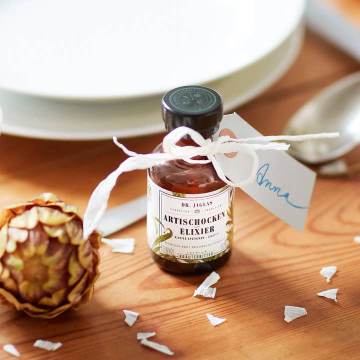 Dr. Jaglas – Großhandel Likör – Artischocken-Elixier Likör, Set 6x50ml Miniaturen, vegan