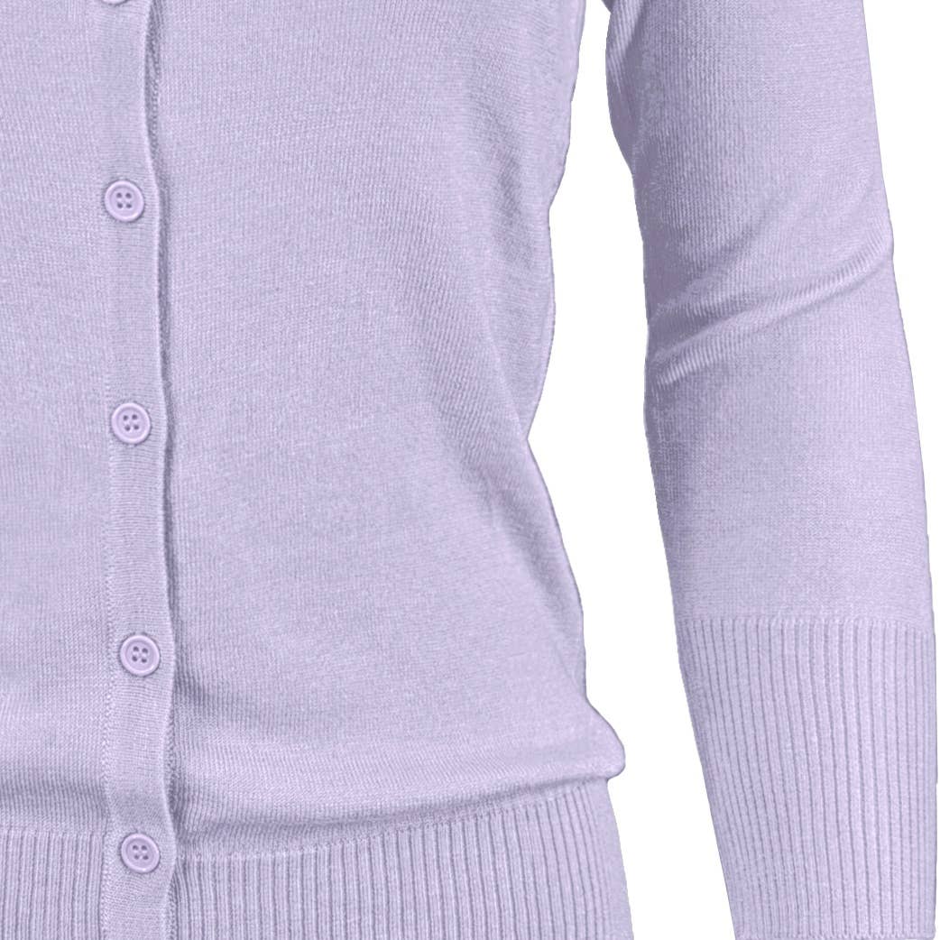 Mak - Wholesale Cardigan - Women's - 3/4 Sleeve Crewneck Plus Size Knit Cardigan Sweater CO079PL37