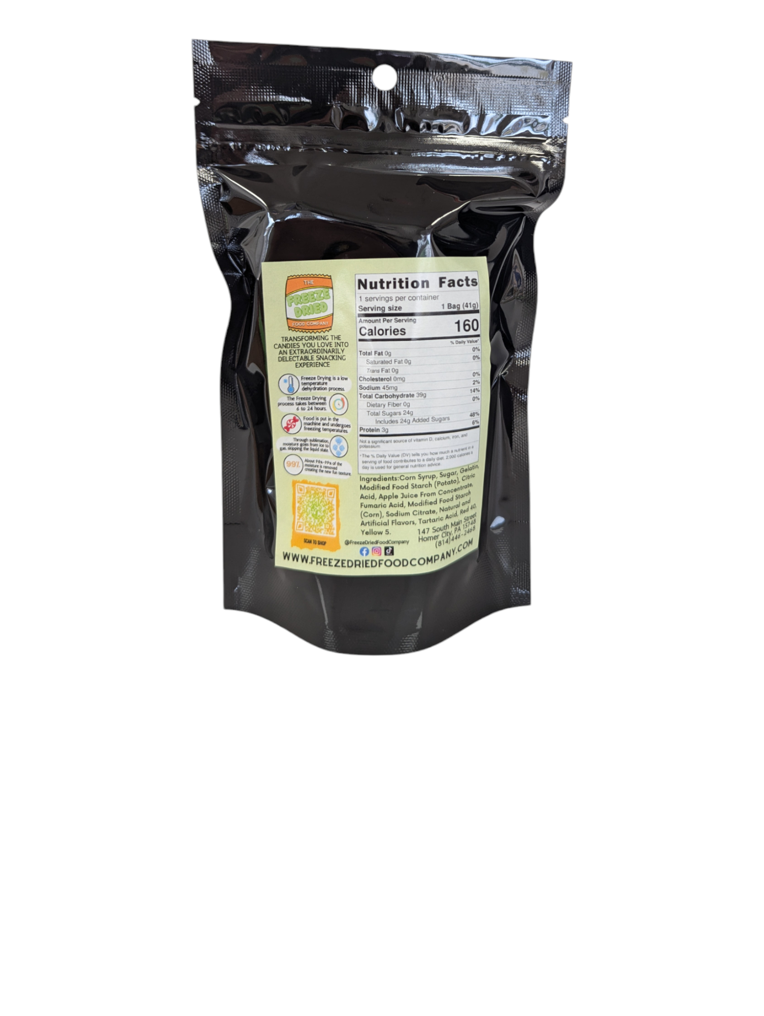 The Freeze Dried Food Company – wholesale Hårt godis – Partihandel Frystorkat godis Frystorkade persikoringar2