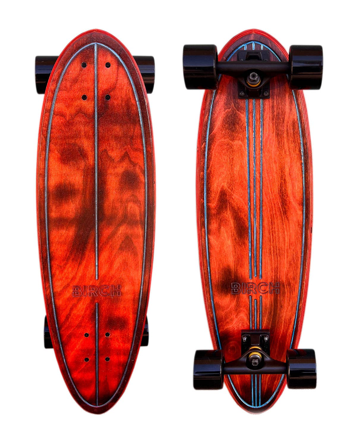 Lucid Grip - Wholesale Sporting Accessories - BIRCH 30" Element Series: Compact Cruiser Longboard Skateboard11