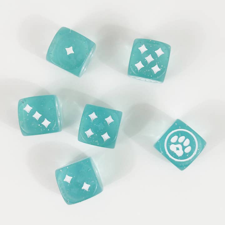 Atlas Games - Wholesale Dice - Magical Kitties Save the Day: Kitty Paw Dice Set2