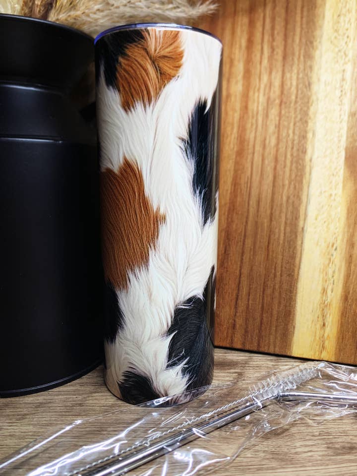 20oz Cow Hide Tumbler for wholesale by AK & Company