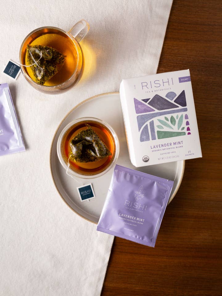 Lavender Mint Organic Herbal Tea Sachets and other Purchase Wholesale blu. Free Returns & Net 60 Terms on Faire trending on Faire.