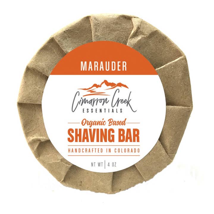 Marauder Organic Shaving Bar Soap - 3.8oz for wholesale by Cimarron Creek Essentials