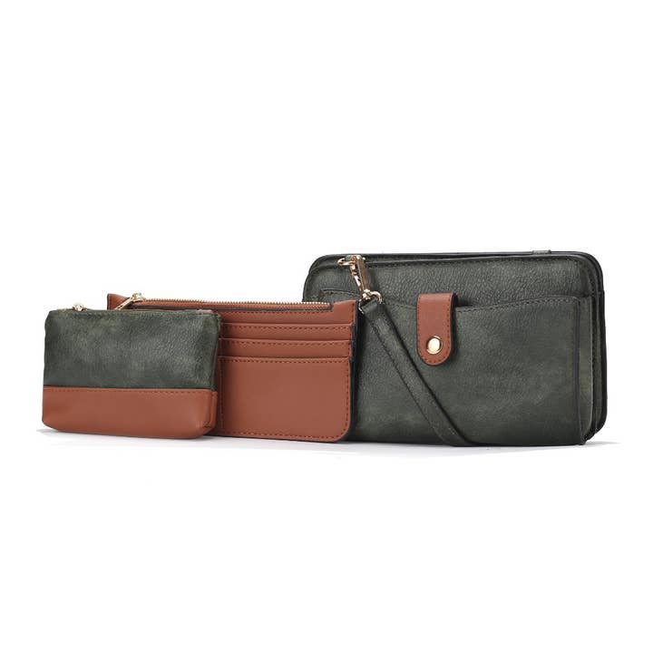 MKF Collection - Wholesale Crossbody Bag - Women's - Muriel Women Crossbody Bag with Card holder and Small Pouch17