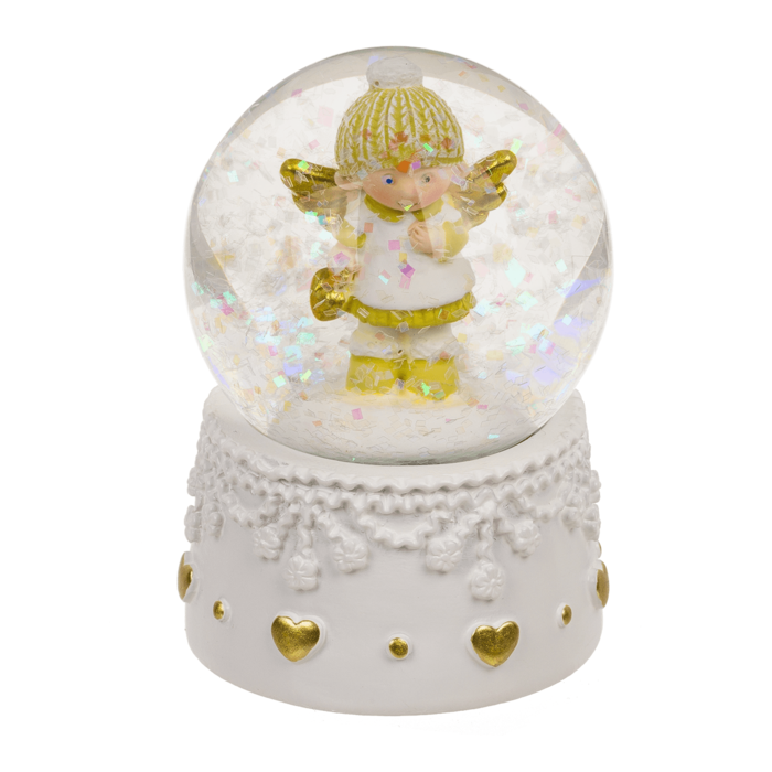 Out of the blue KG - Wholesale Snow Globe - Snow globe, winter angel, on socket,1