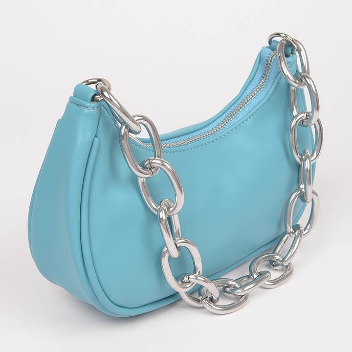 3AM BY H&D ACCESSORIES - Wholesale Shoulder Bag - Women's - Faux Leather Chain Shoulder Bag6