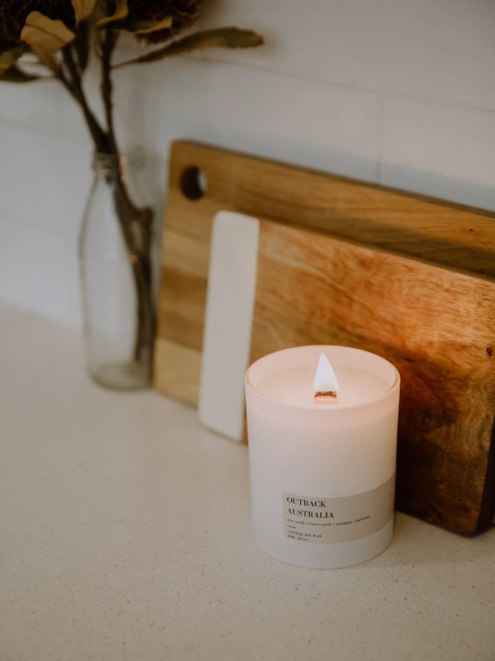 Outback Australia Scented Candle for wholesale by Lumiere Chandlery