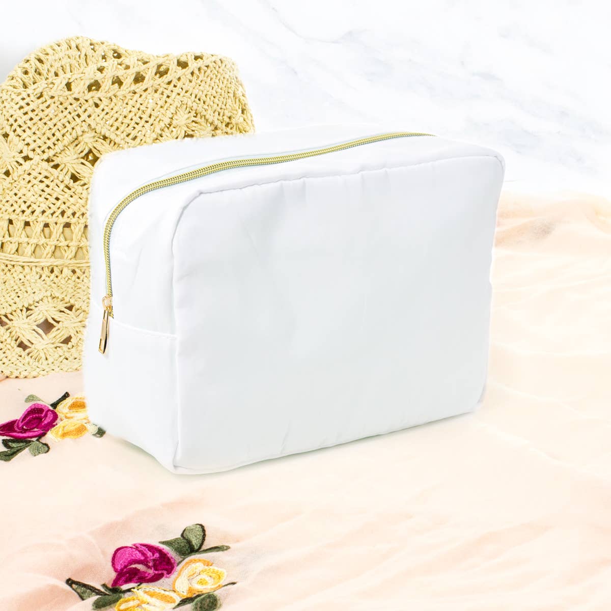 Suzie Q USA - Wholesale Makeup/Cosmetic Bag - X Large Colored Cosmetic Nylon Bag1