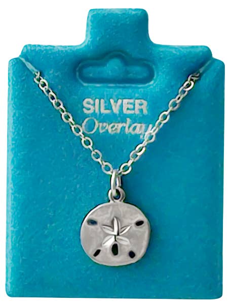 Collana con Piccolo Dollaro di Sabbia Made In USA Oro o Argento per la vendita all'ingrosso da parte di New England Gold Inc.