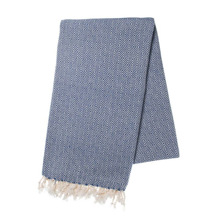 DIAMOND Tissage 39X70pouces Bleu Royal pour la vente par Buldano