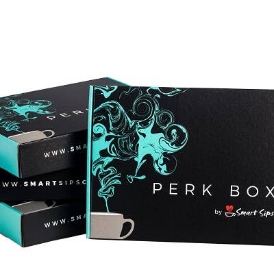 Smart Sips Coffee – wholesale Kaffepoddar – Perk Box, smaksatt kaffe Gourmet Provtagare - Medium Roast