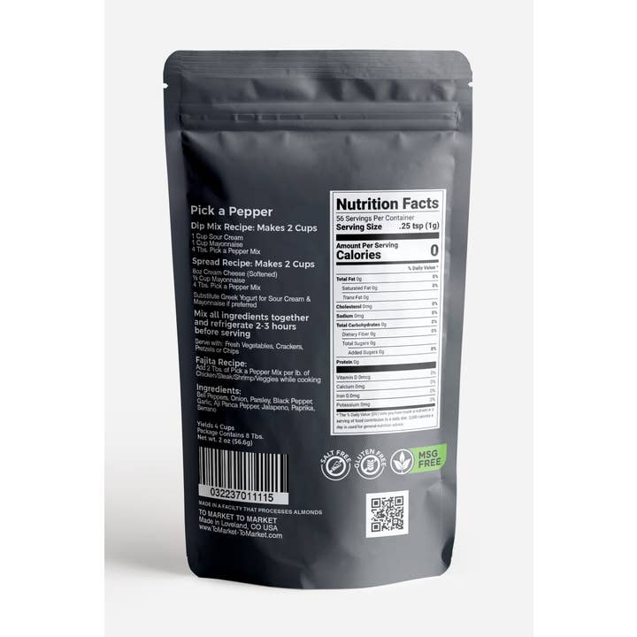 To Market- To Market - Dips & Spreads - Wholesale Dip - Pick a Pepper - Dip Mix2