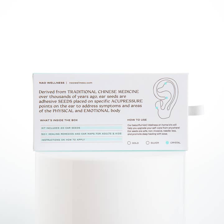 NAO Wellness - Wholesale Acupuncture Supplies - Crystal Ear Seed Acupuncture Kit – Anxiety & Stress Support4