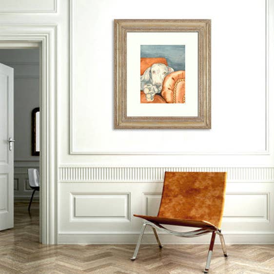 Weimaraner - Impression d'art pour la vente par Brazen Design Studio