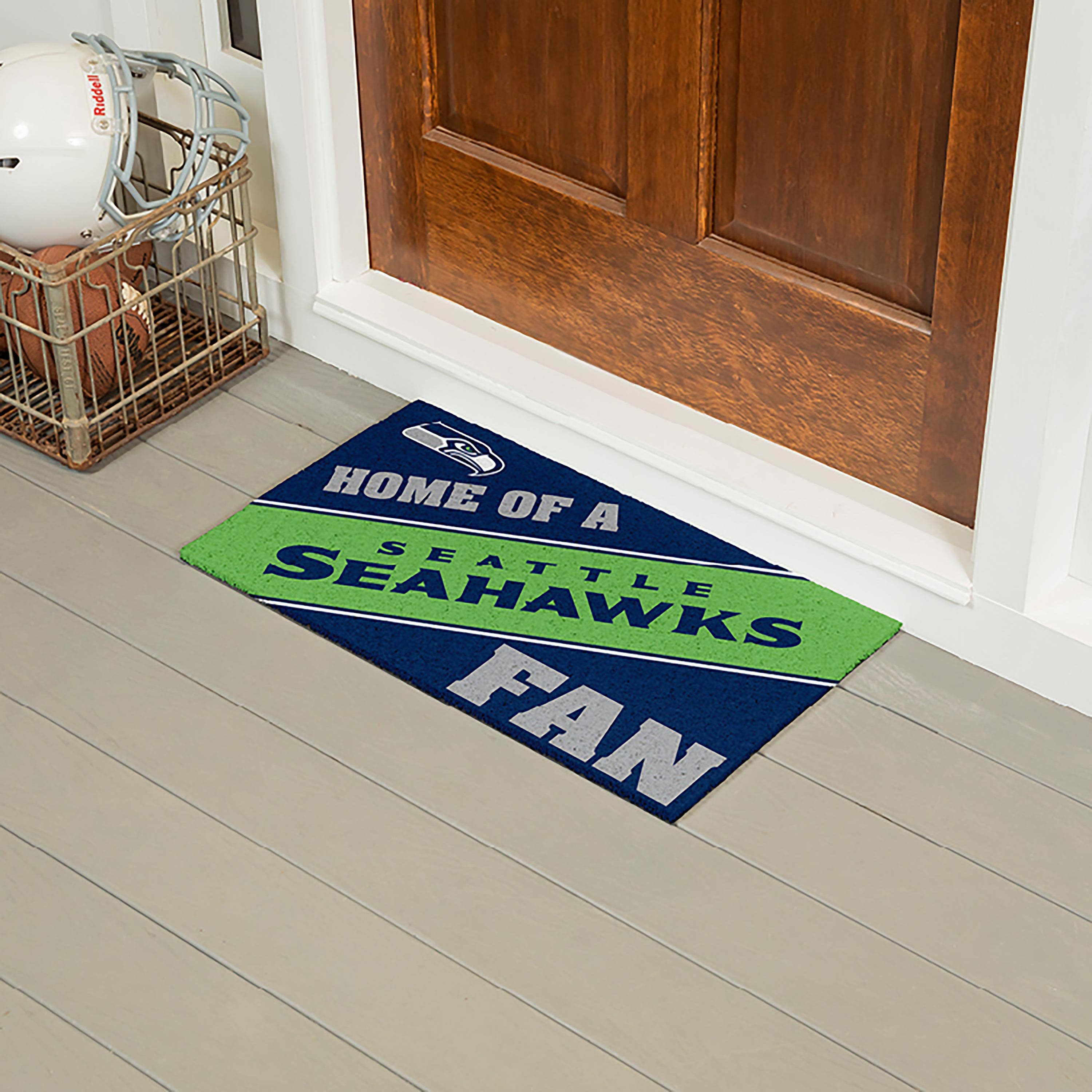 Evergreen Enterprises - Wholesale Door Mat - Seattle Seahawks, PVC Mat COLOR, Home of a Fan0