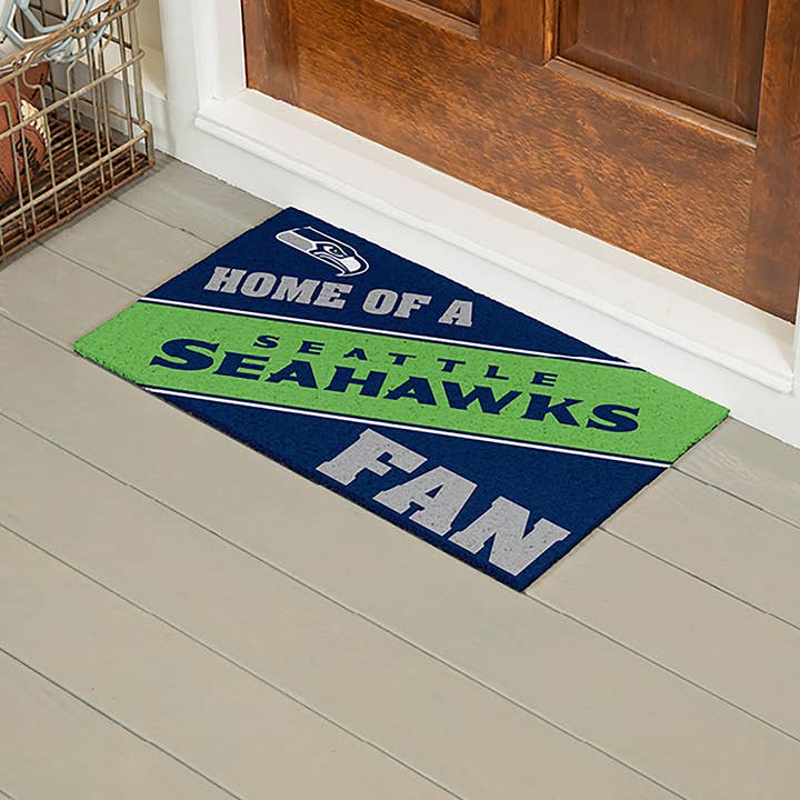 Evergreen Enterprises - Wholesale Door Mat - Seattle Seahawks, PVC Mat COLOR, Home of a Fan0