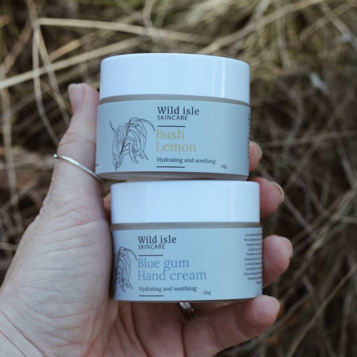 Wild Isle skincare - Wholesale Hand cream/lotion - Tasmanian bushlands natural hand cream 50g jar11