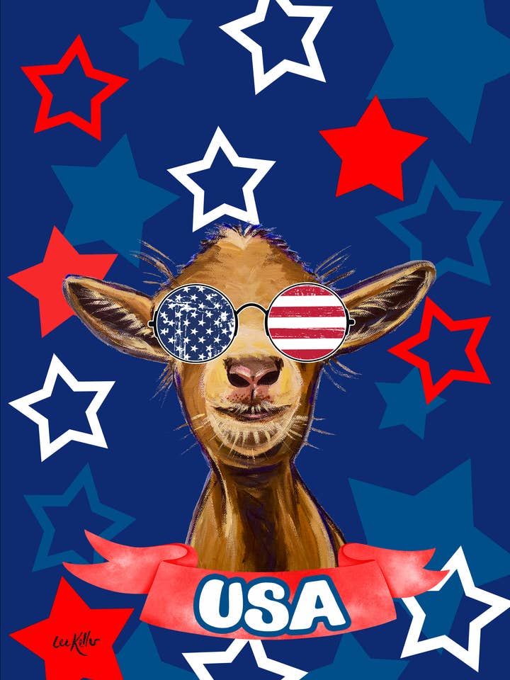 Goat - Bandiera patriottica per animali da fattoria per la vendita all'ingrosso da parte di Best of Breed Products