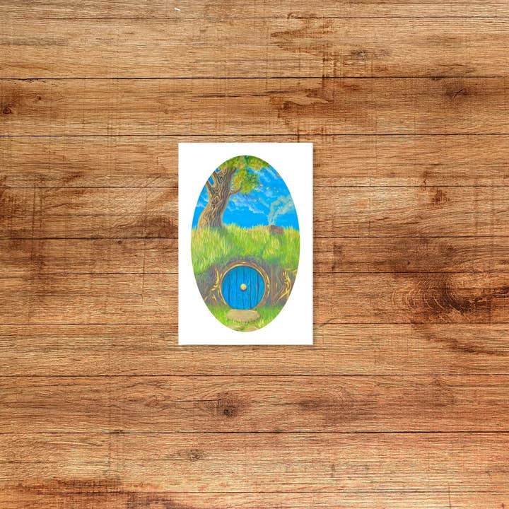 Hobbit Hole (Fine Art Print) for wholesale by Zoe Mae Art LLC