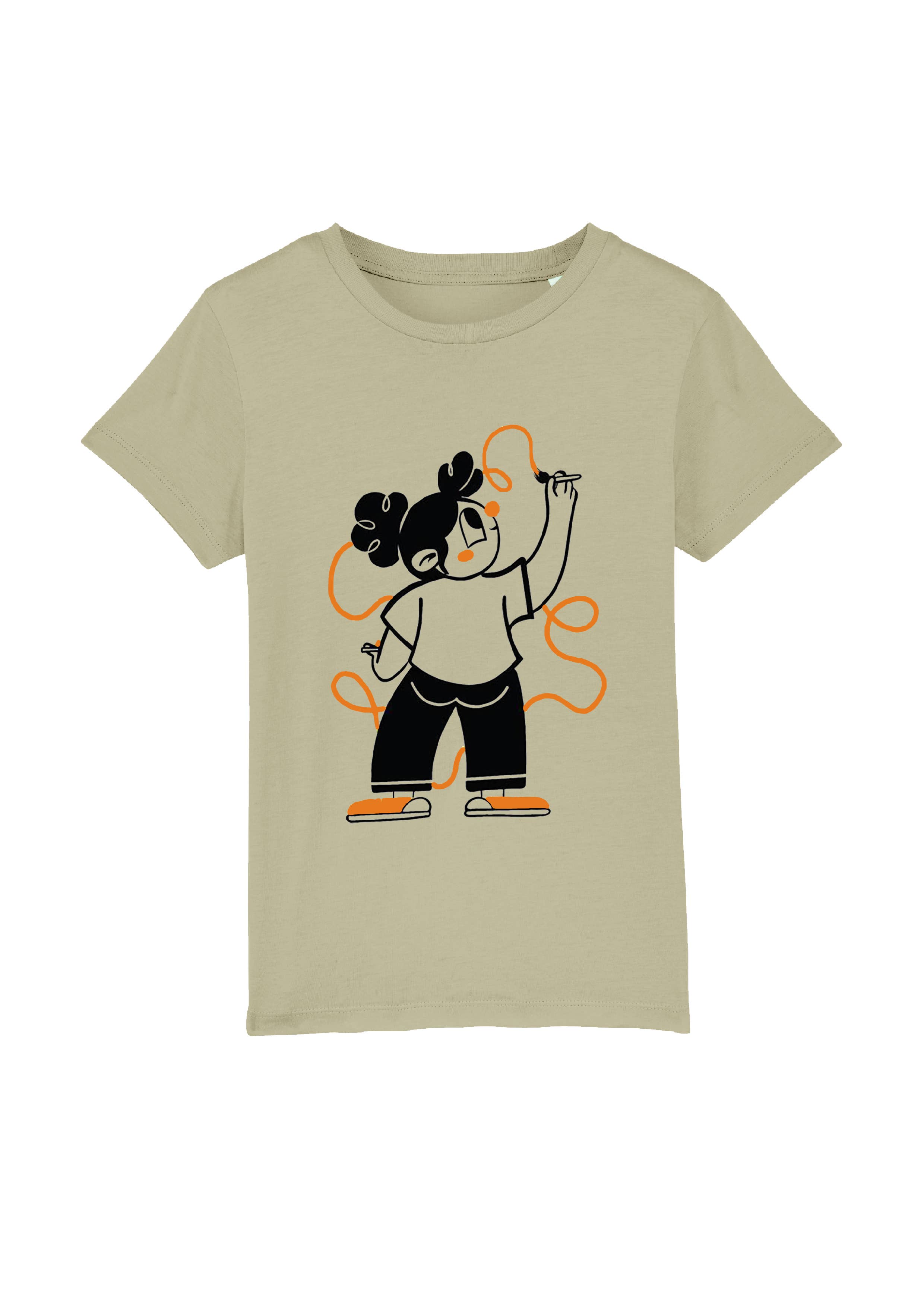 Printed by Us – wholesale Screen-printed t-shirt – Kids – 'Paint The Way' Kids T-Shirt - Bobbi Rae AKA BearCubs