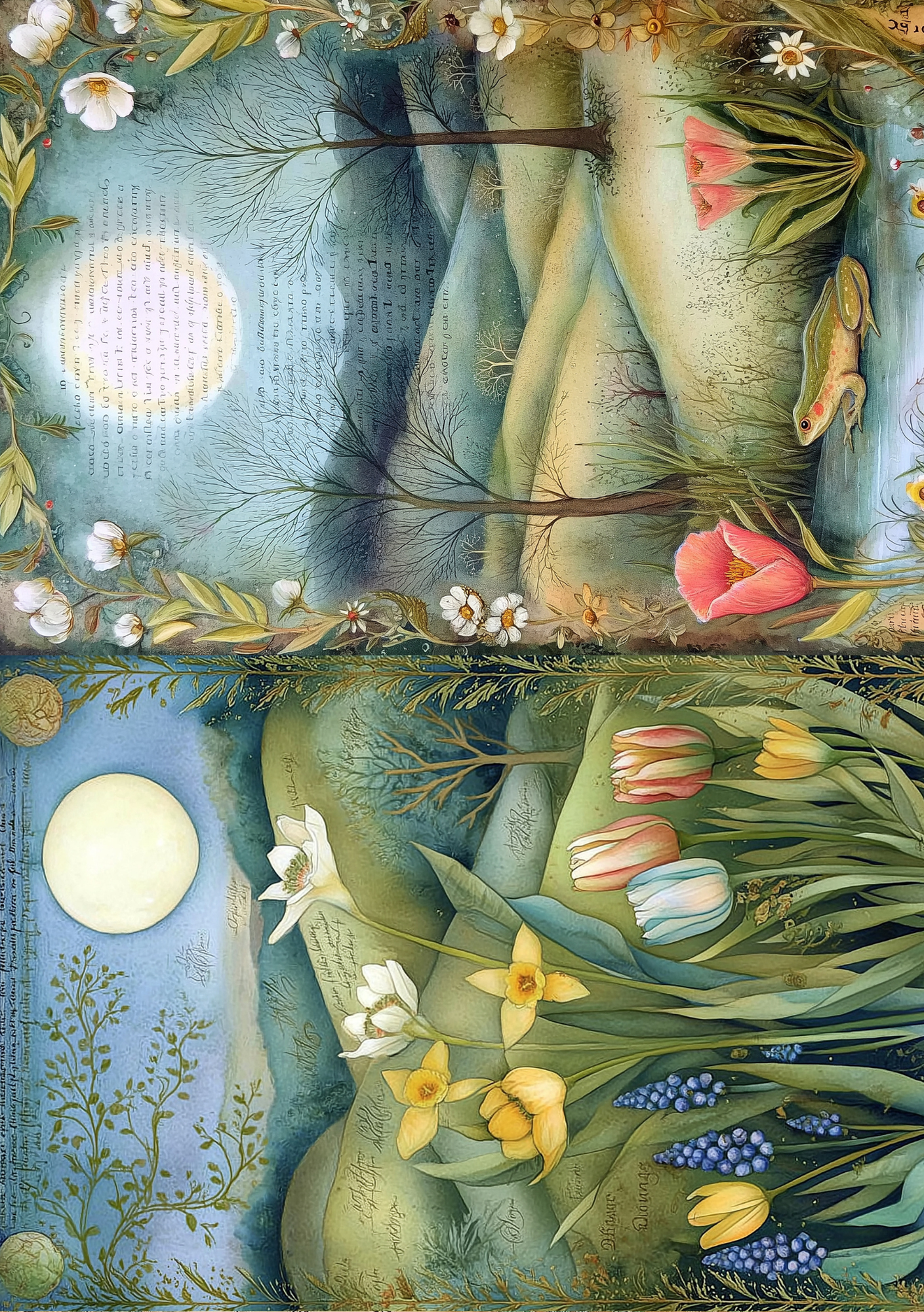 Fripperies - Wholesale Stationery/Notecard Set - Ostara | Journal Paperpack Fripperies7