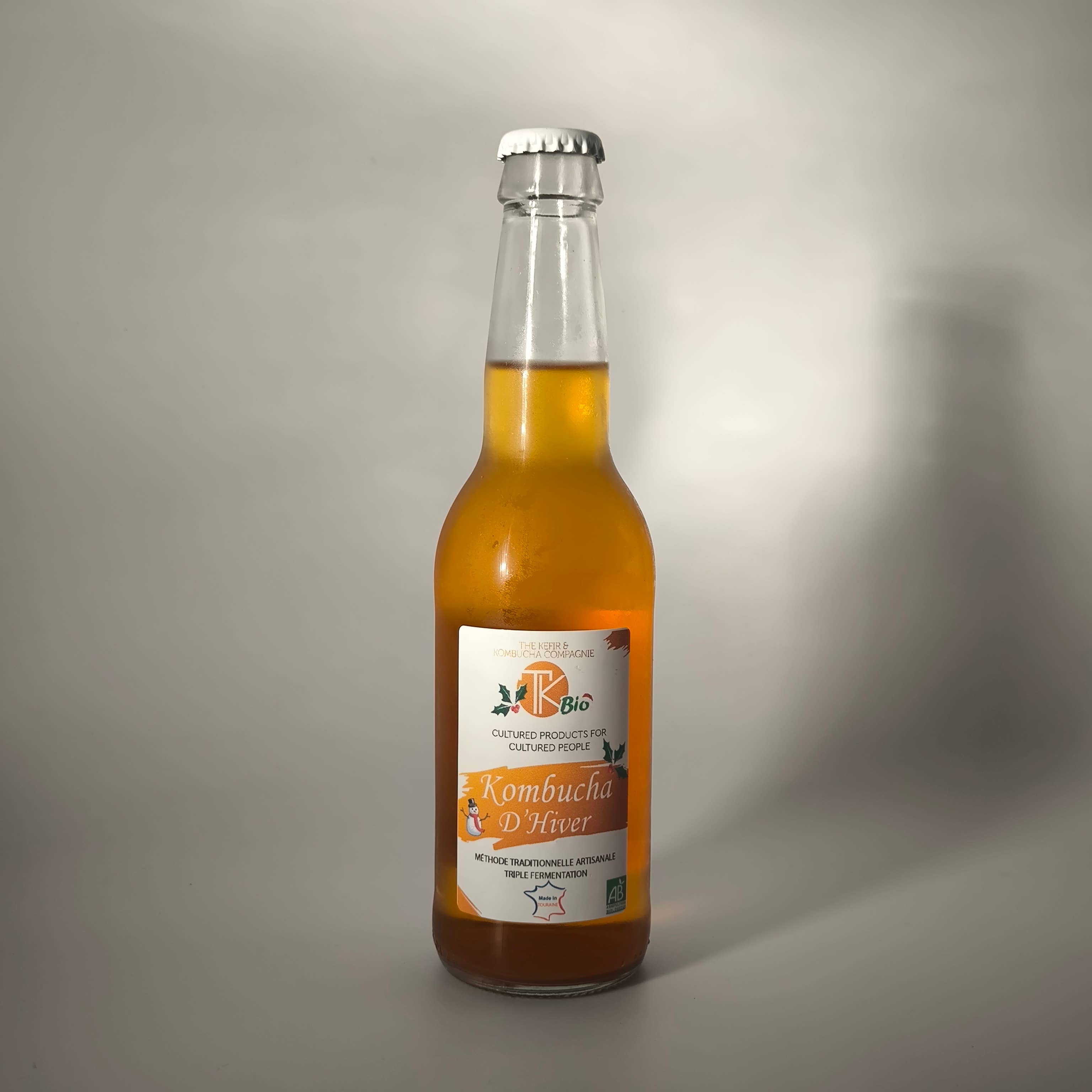The Kefir & Kombucha Compagnie - Wholesale Kombucha - Winter Kombucha (Christmas) 330 ml ORGANIC