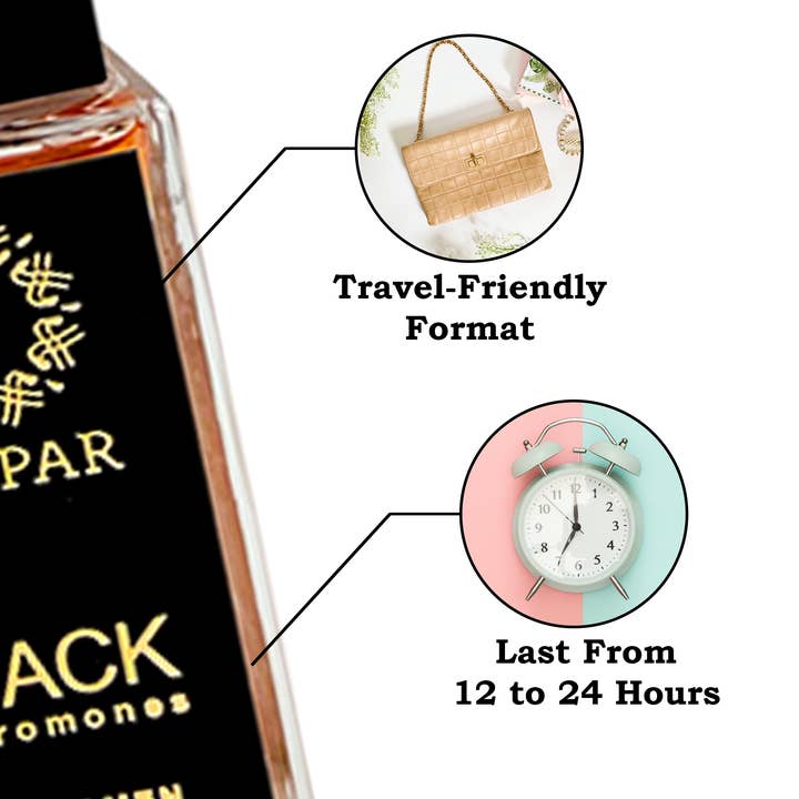 Daspar - Wholesale Perfume/Eau de Toilette - DASPAR BLACK WOMEN PERFUME WITH PHEROMONES 2.02 OZ4