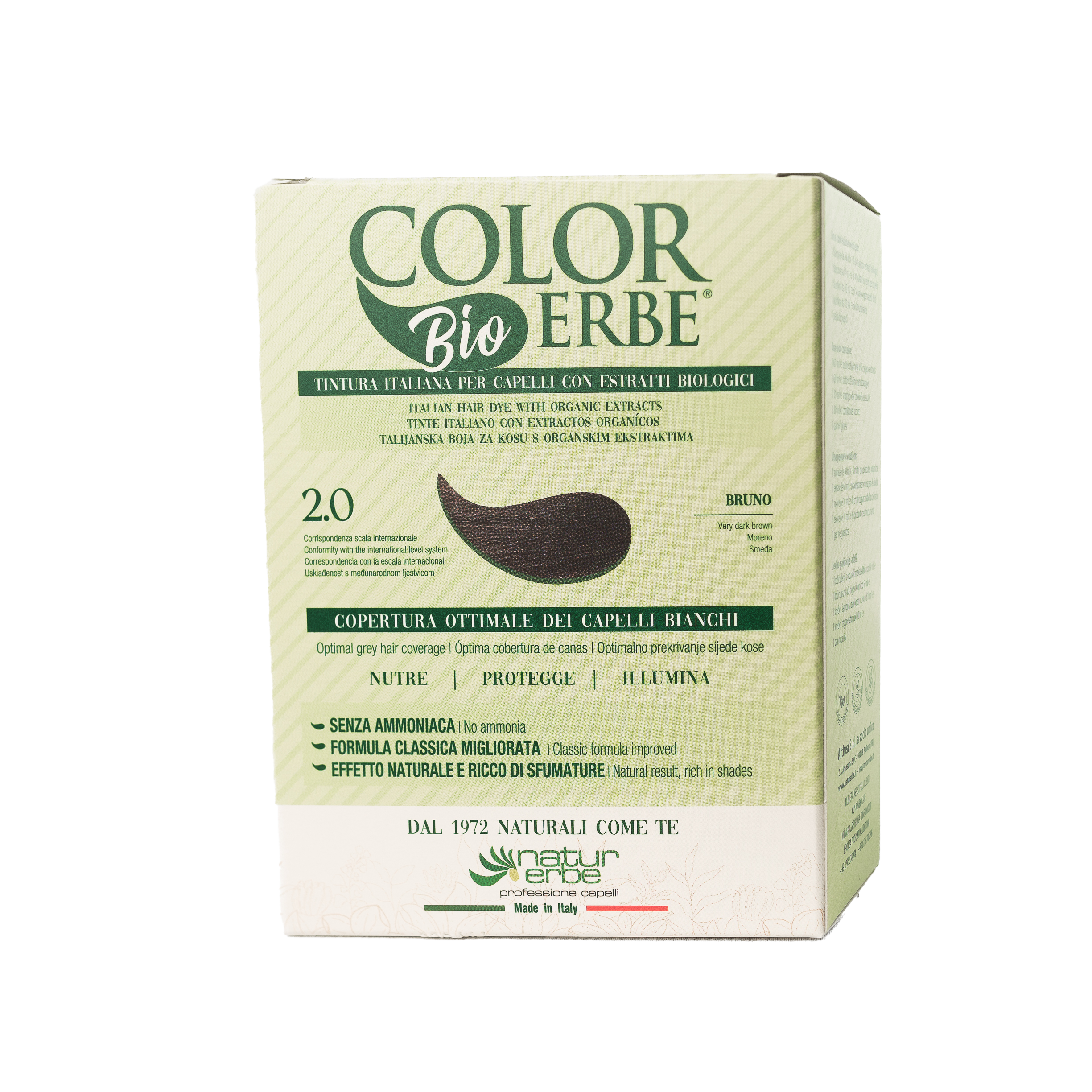 COLOR ERBE - Wholesale Hair Dye - Color Erbe Estr. Dye Bio Bruno (2.0) - Made in Italy4