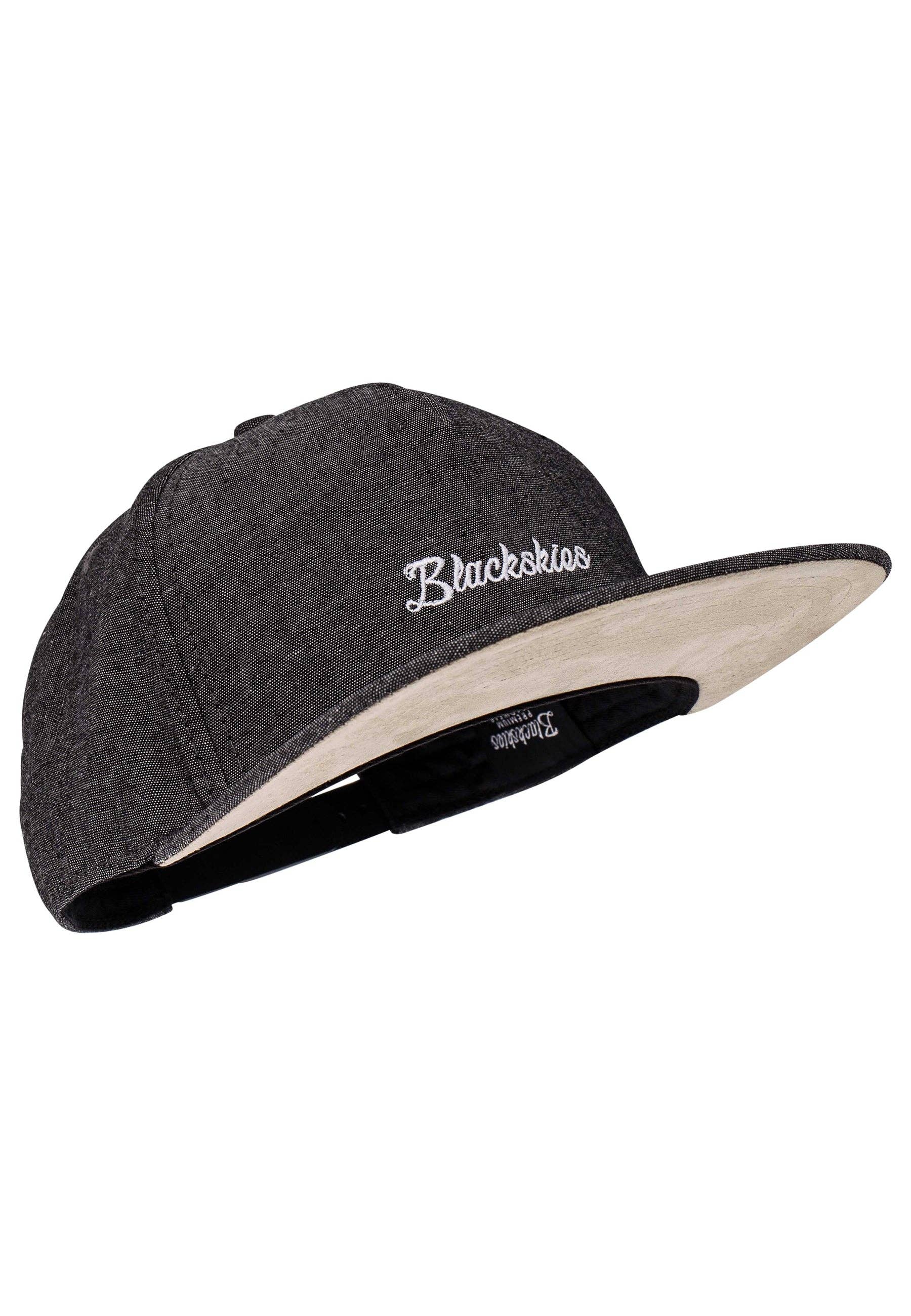 Blackskies - Wholesale Flat Brim Cap - Men's - Eos Vol. II Snapback Cap - Black1