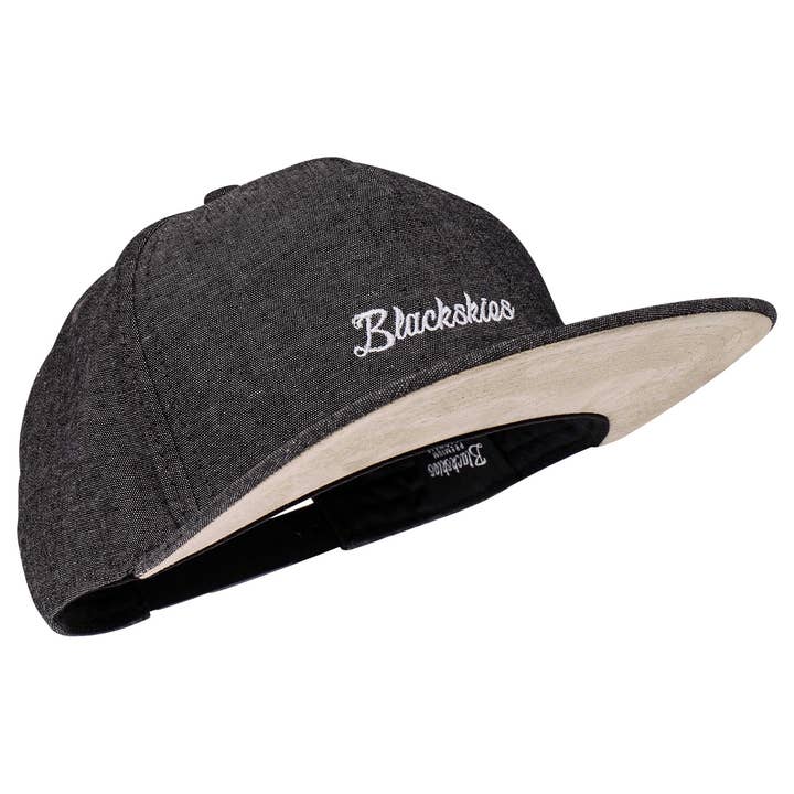 Blackskies - Wholesale Flat Brim Cap - Men's - Eos Vol. II Snapback Cap - Black1